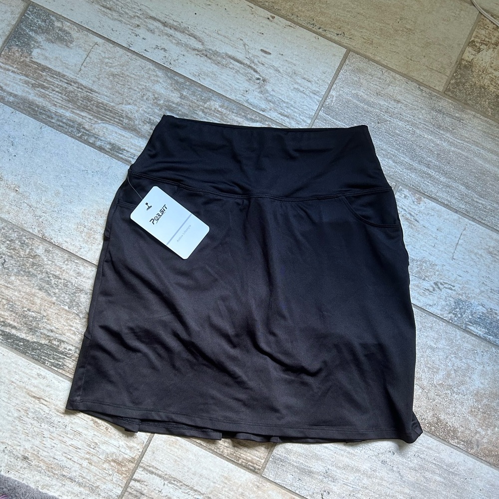 Black Tennis Skirt
